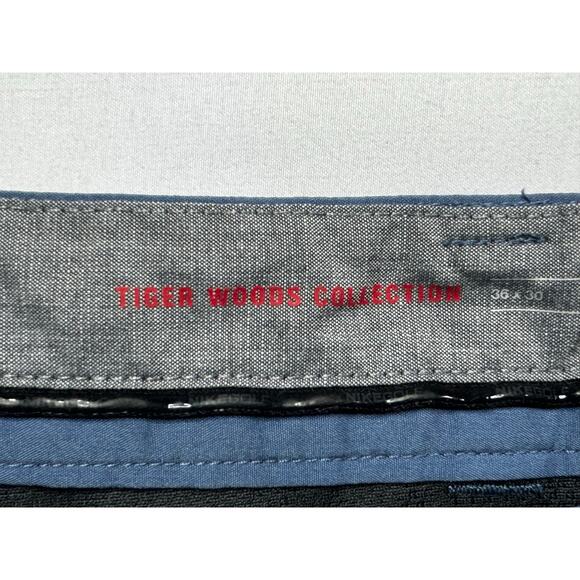 Nike Tiger Woods Men's Blue Adaptive Fit Vented Golf Pants - Size 36x30  (37x29) - Picture 4 of 7
